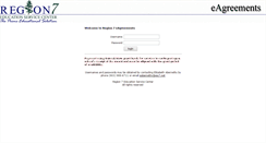 Desktop Screenshot of agreements.esc7.net